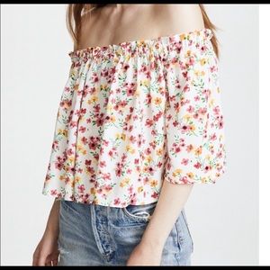 Jack by BB Dakota Floral Off Shoulder Top